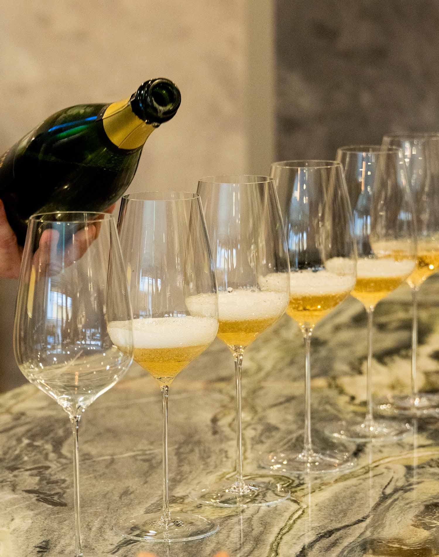 シャルパンティエのシャンパーニュも試飲