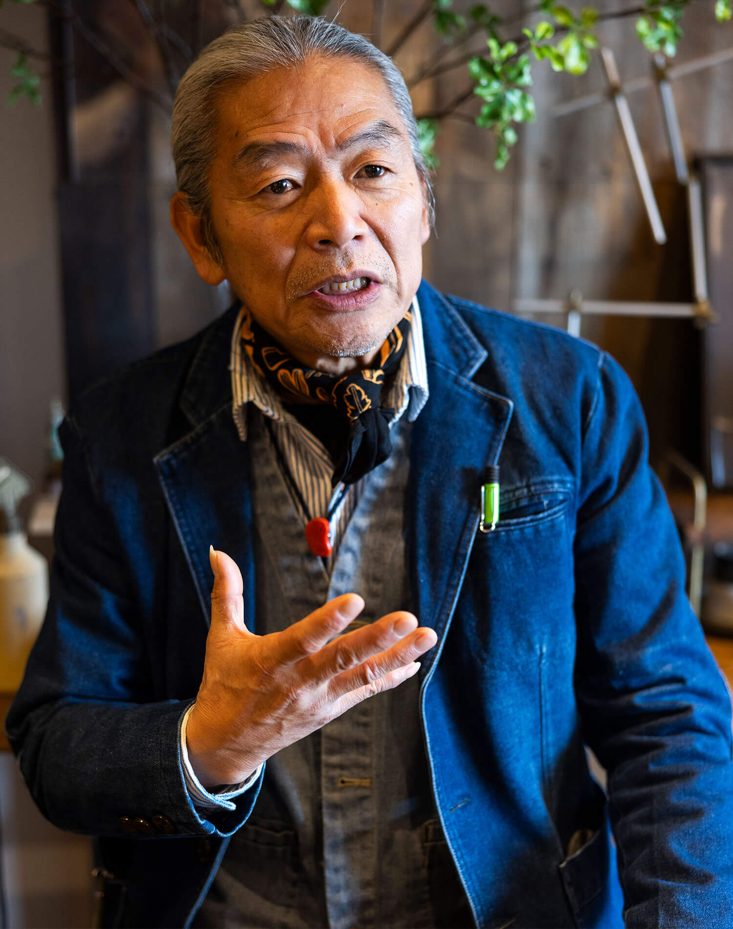 思いを語る神澤秀和さん