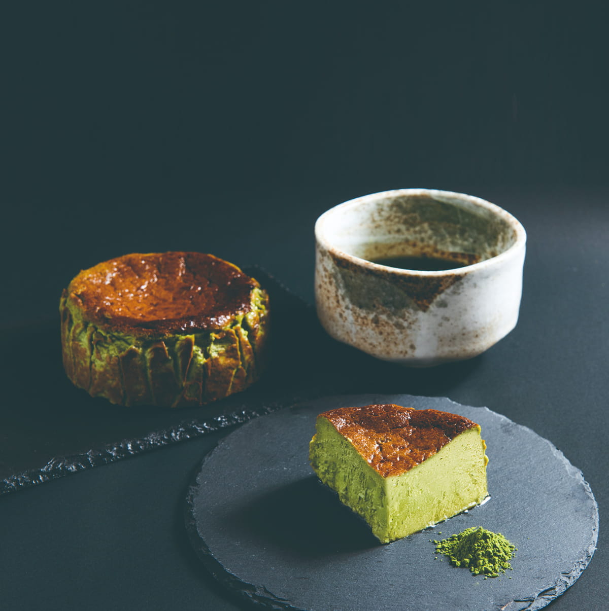 お抹茶のばすくちーず